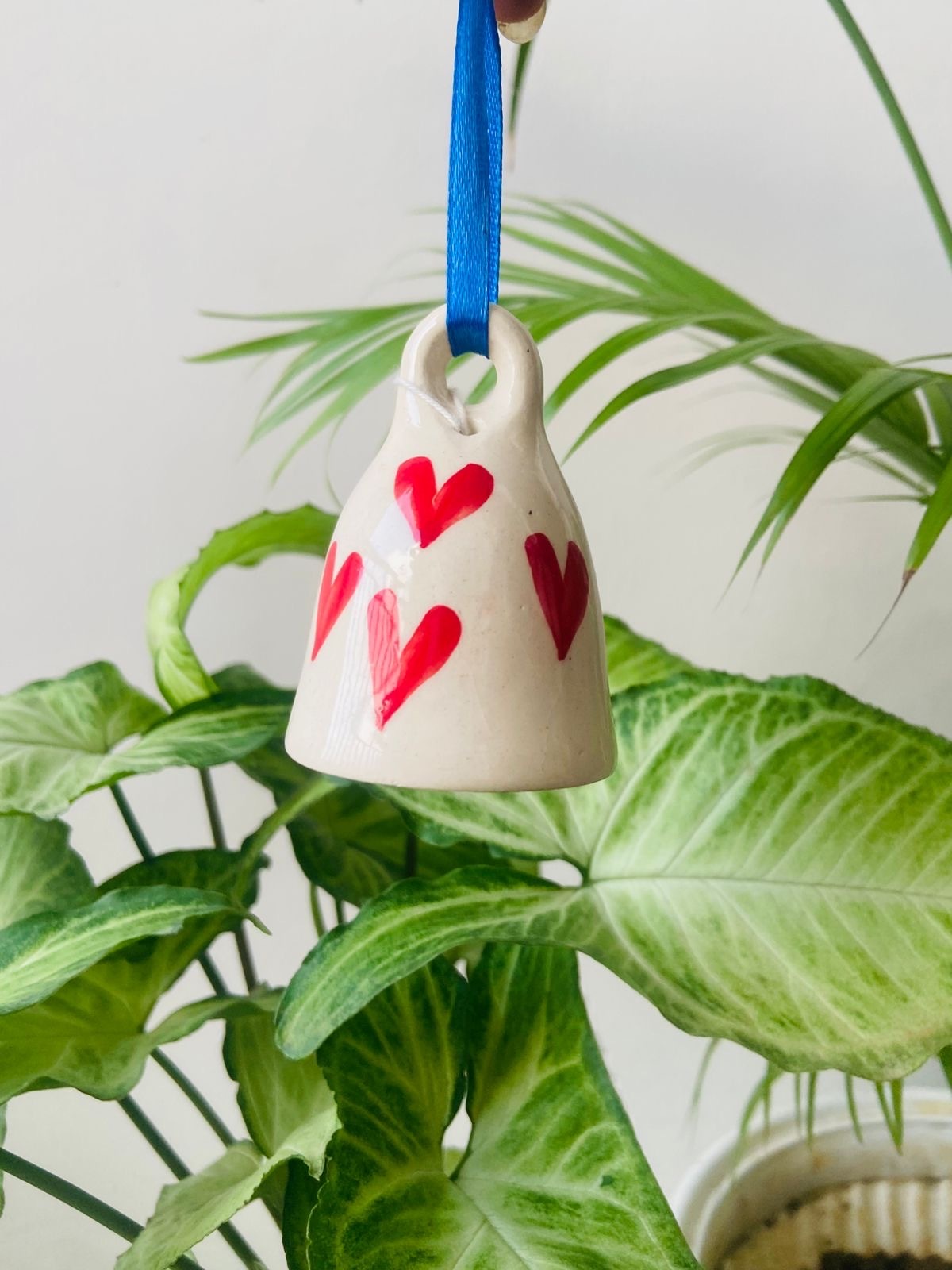 Sweetheart Ceramic Bell | Handpainted 3 Inches (Small) Size