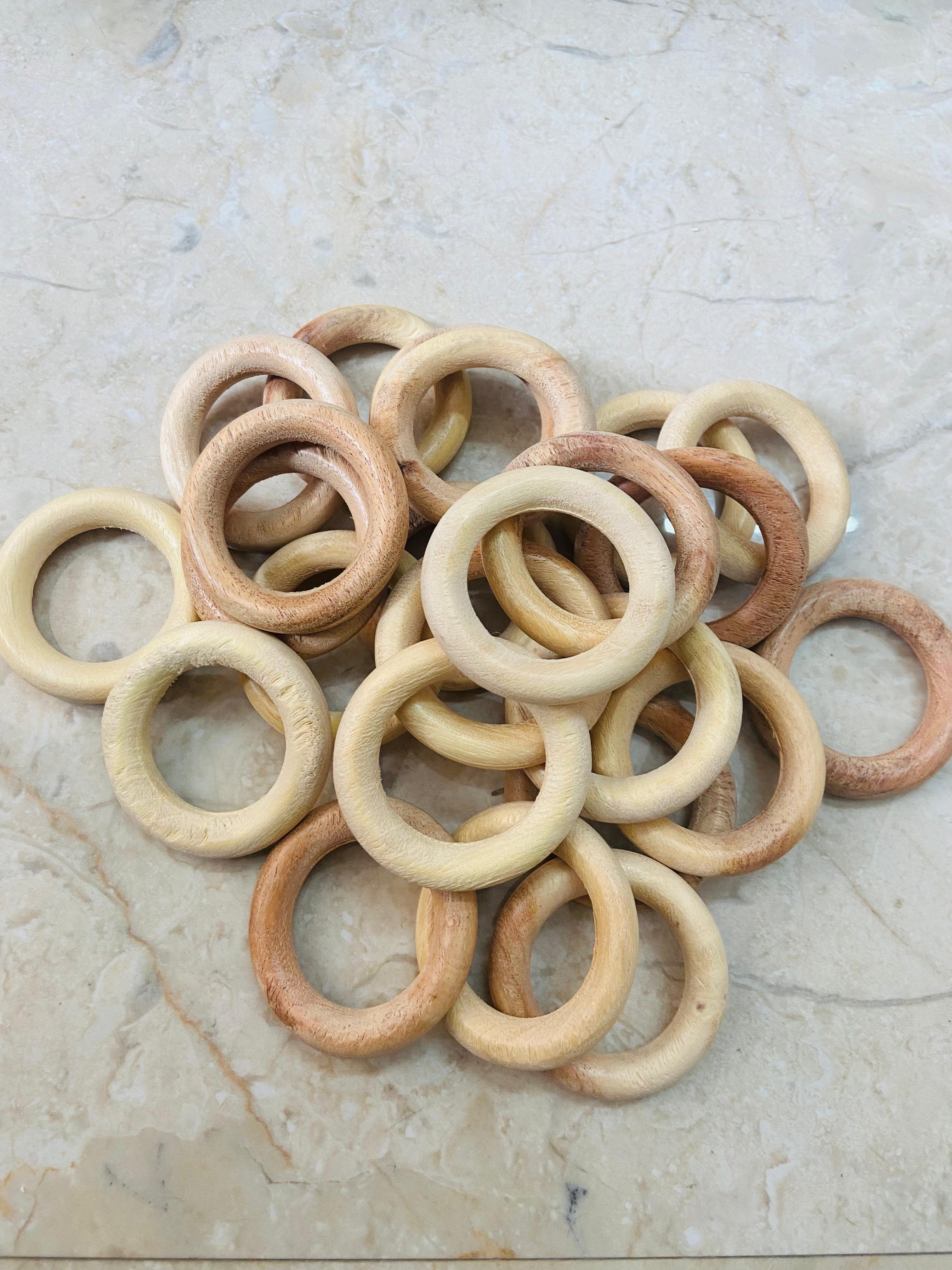 Wooden Ring | Excellent Finishing | Craft Work & Home Décor (Pack of 1)