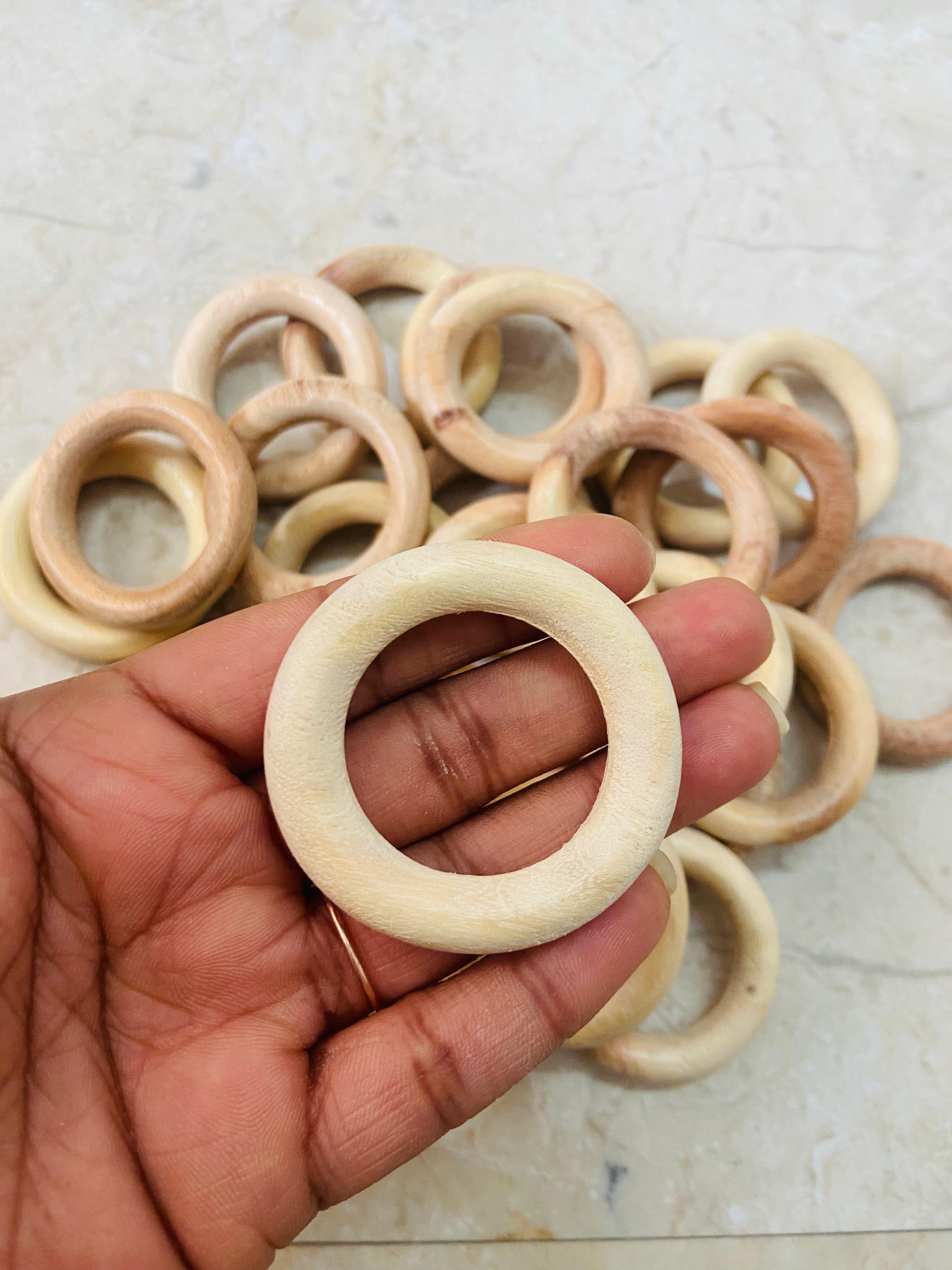 Wooden Ring | Excellent Finishing | Craft Work & Home Décor (Pack of 1)