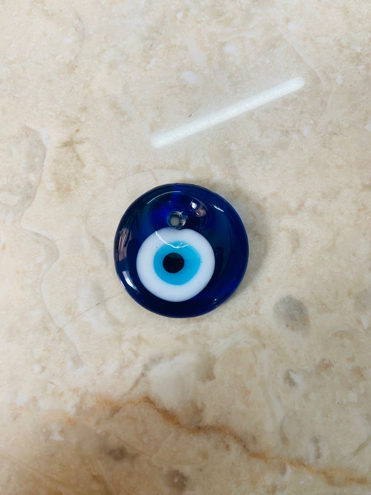 Title: Glass Evil Eye - Premium Quality | DIY Projects & Home Decoration (Pack of 1)