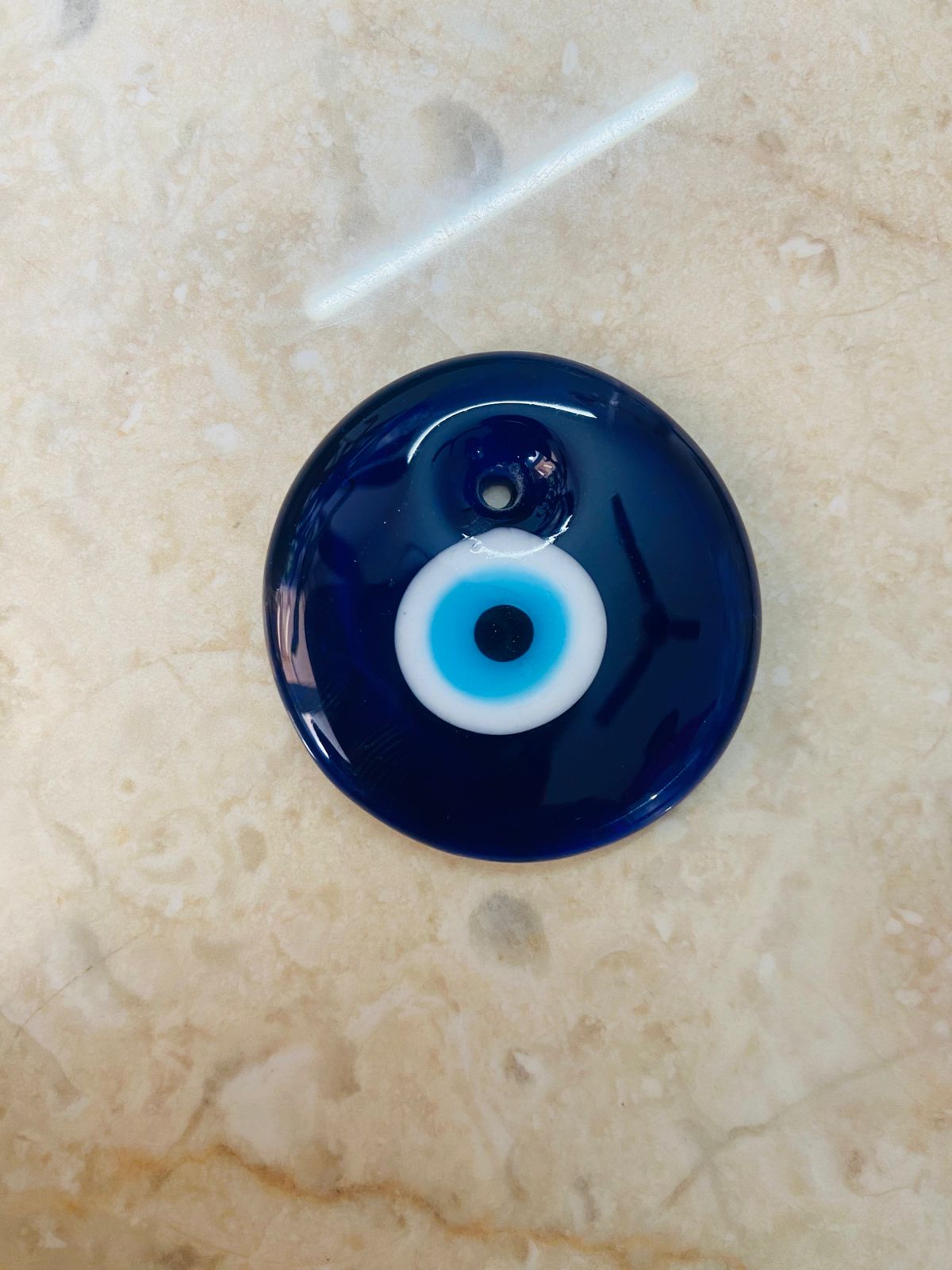 Title: Glass Evil Eye - Premium Quality | DIY Projects & Home Decoration (Pack of 1)