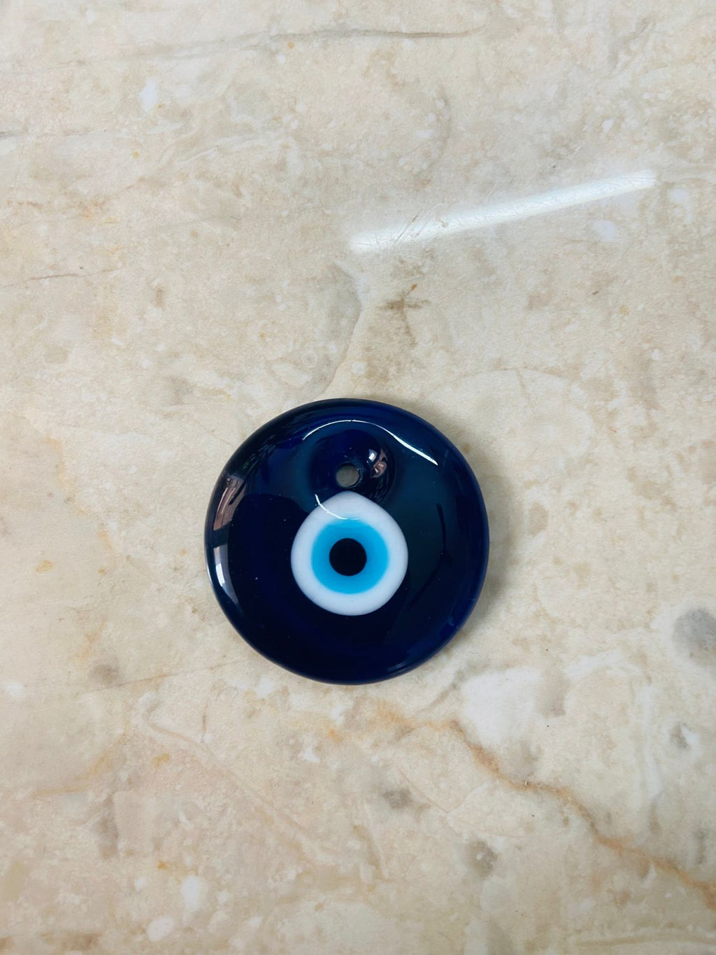 Title: Glass Evil Eye - Premium Quality | DIY Projects & Home Decoration (Pack of 1)