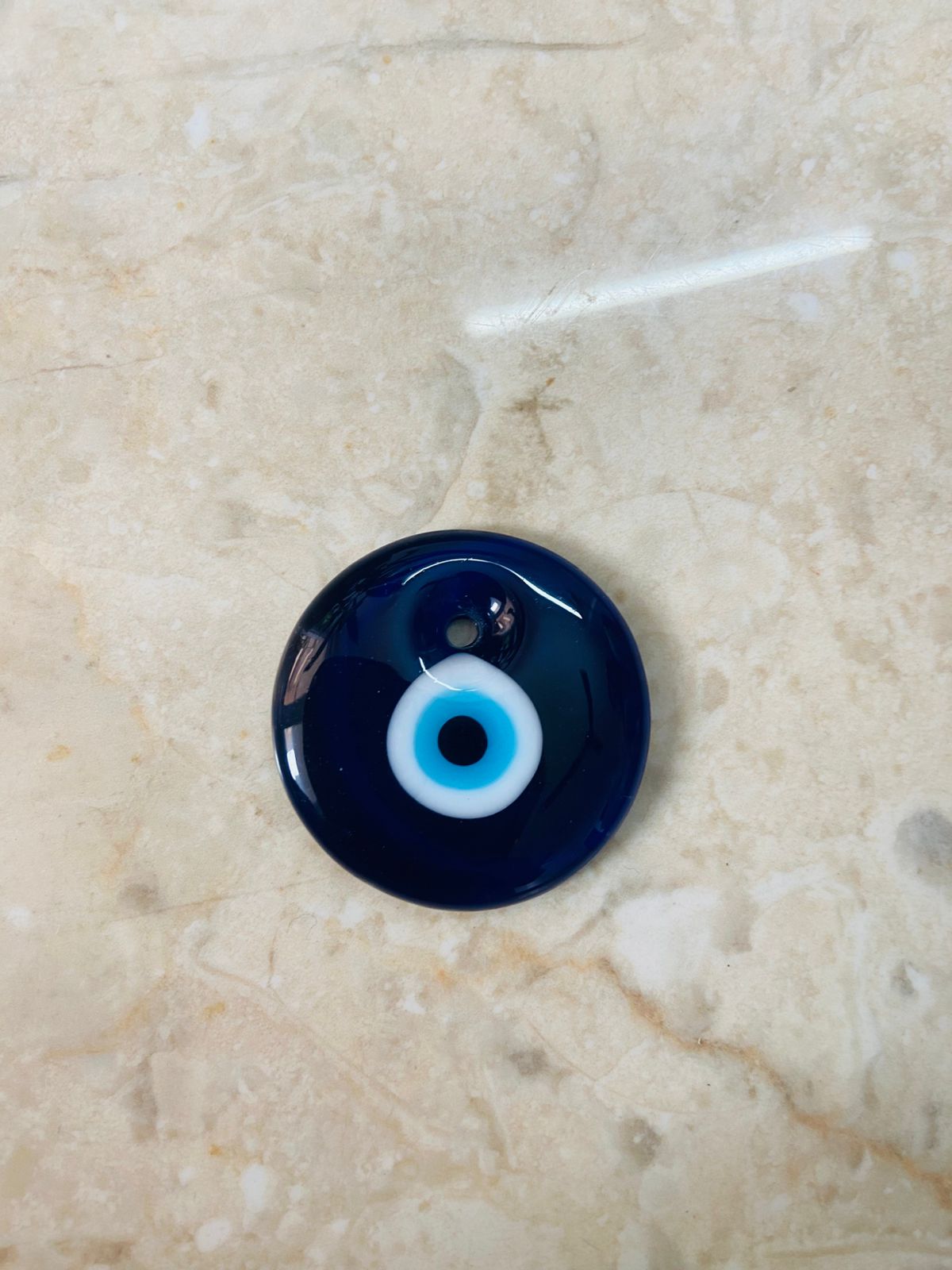 Title: Glass Evil Eye - Premium Quality | DIY Projects & Home Decoration (Pack of 1)