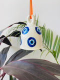 Hand-Painted Evil eye Ceramic Bell - Large 5 Inch